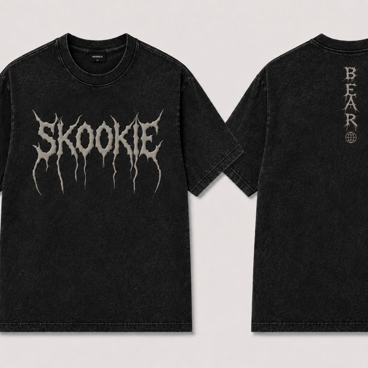 SKOOKIE Bear Metal Tee