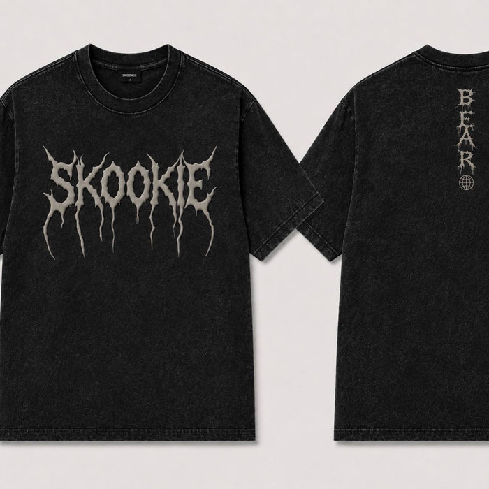 SKOOKIE Bear Metal Tee